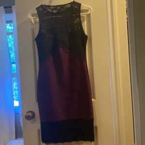 ASOS, Lace-accented, bodycon cocktail dress